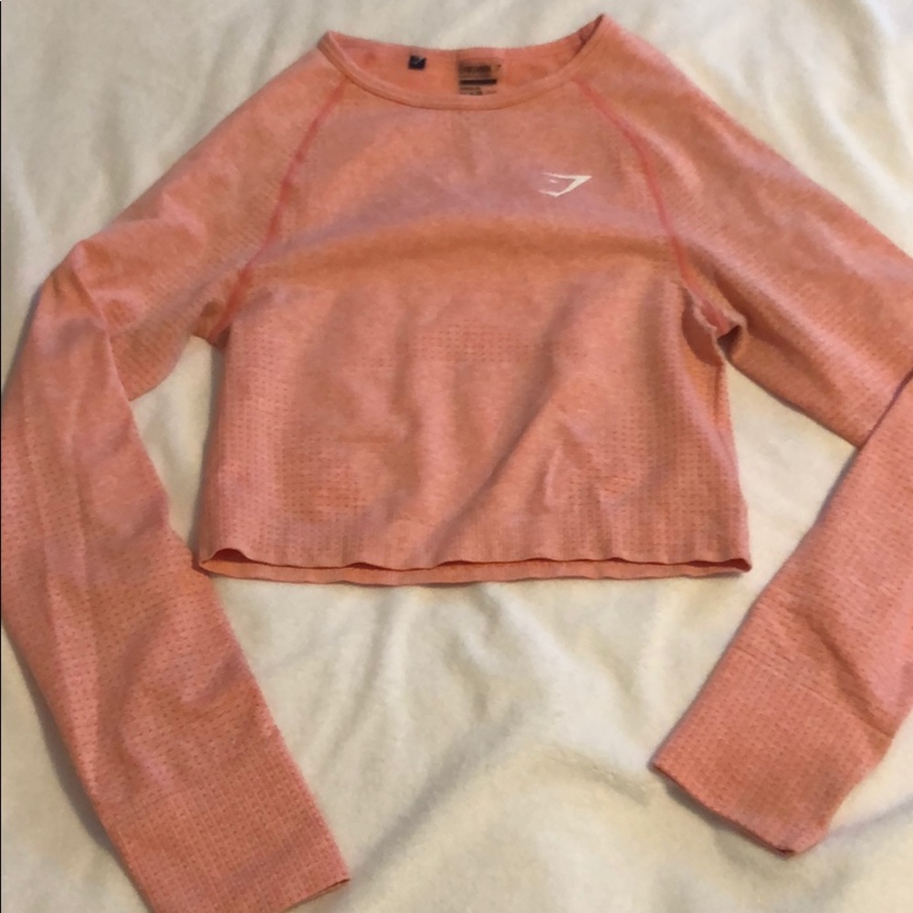 Gymshark long sleeve crop top